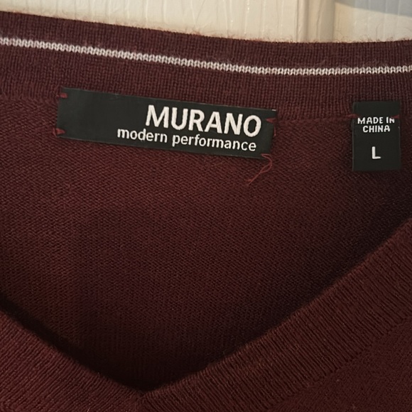 Men’s Murano maroon sweater - Picture 2 of 4
